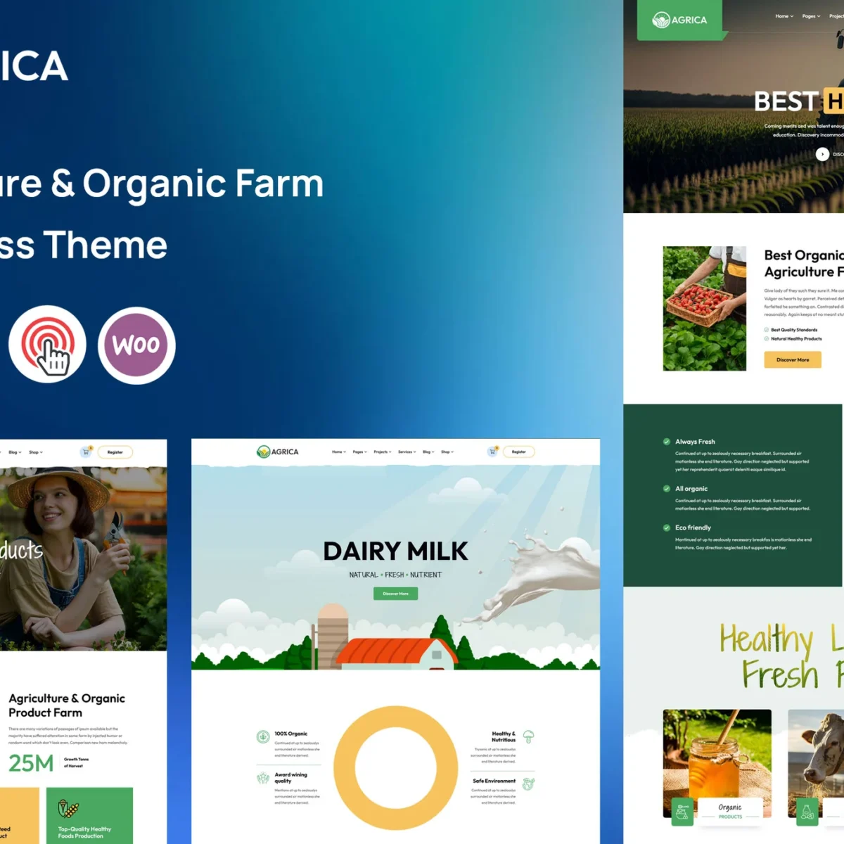 Agrica – Organic Farm & Agriculture WordPress