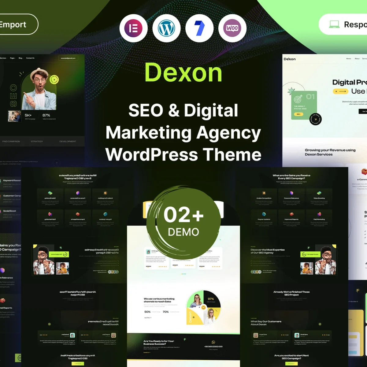 Dexon - SEO & Digital Marketing WordPress Theme