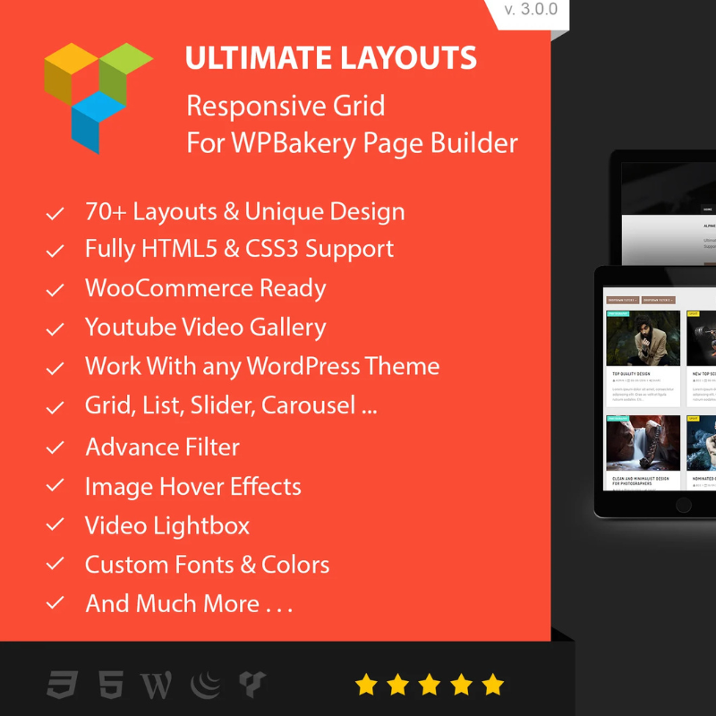 Ultimate Layouts - WPBakery Page Builder Addon for Stunning WordPress Designs