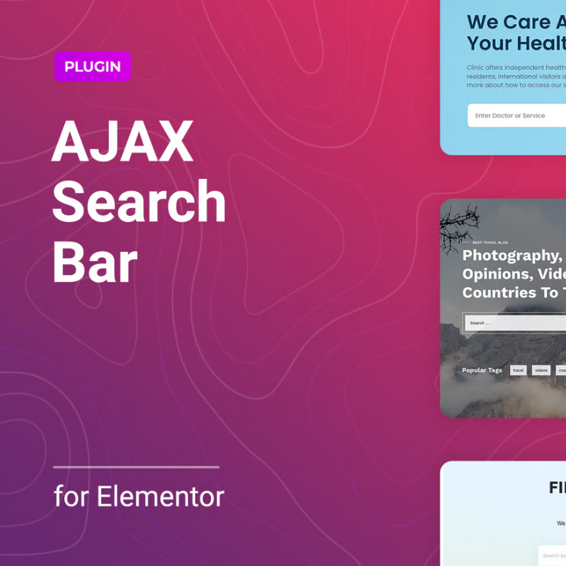 Ajax Search for Elementor - Live Search & Filter Plugin