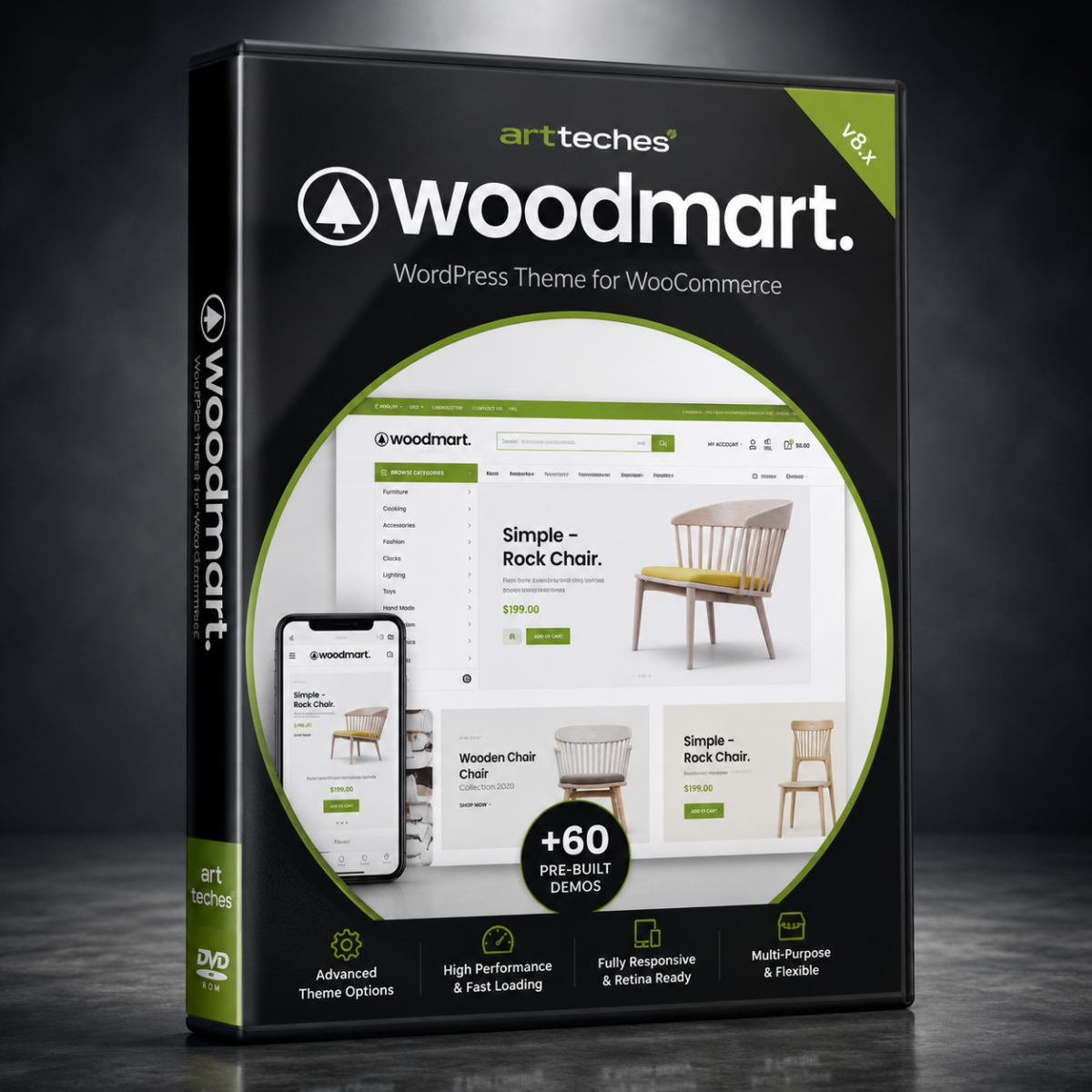 WoodMart WooCommerce Theme - Responsive, Customizable & SEO-Friendly
