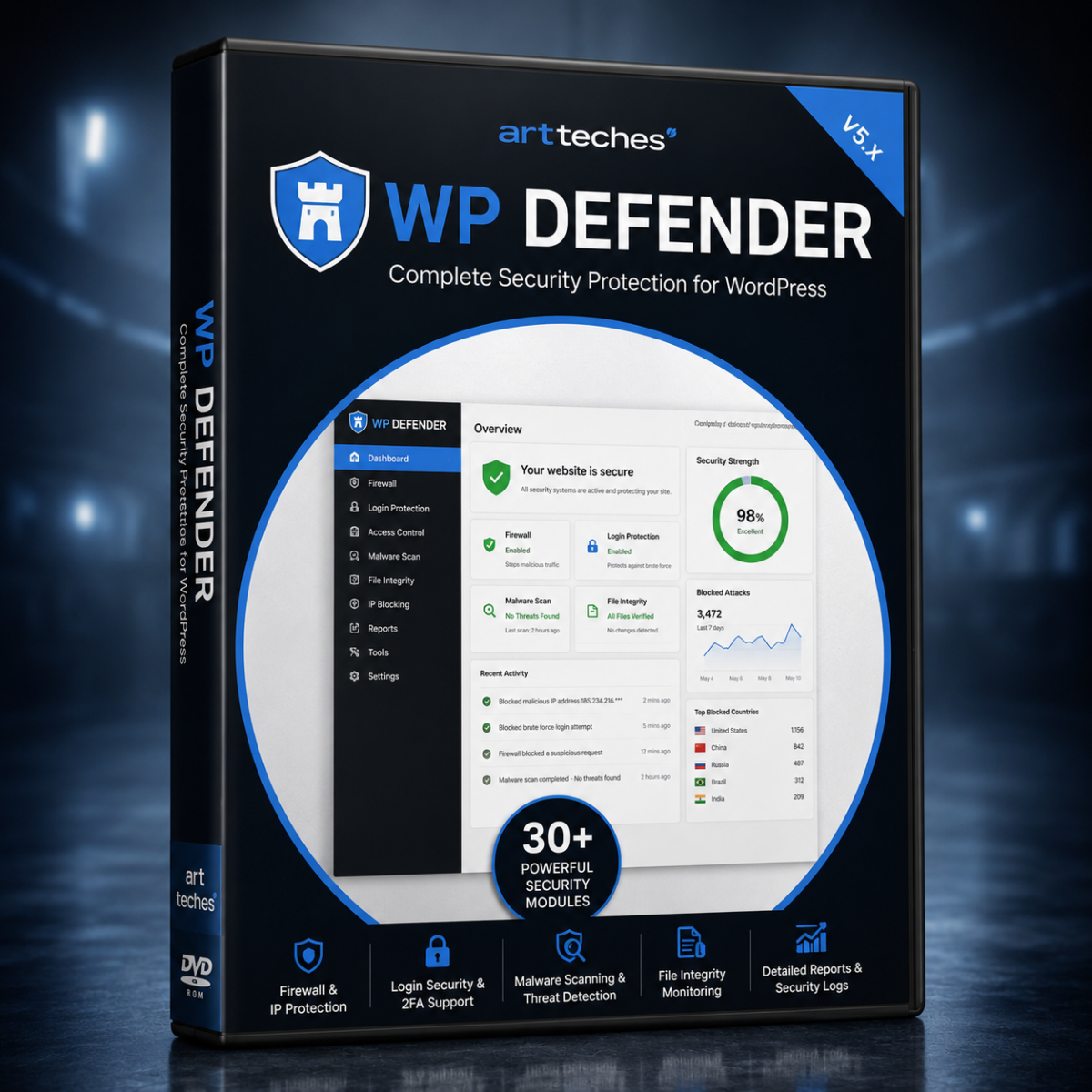 WP Defender Pro: Ultimate WordPress Security Plugin & Firewall