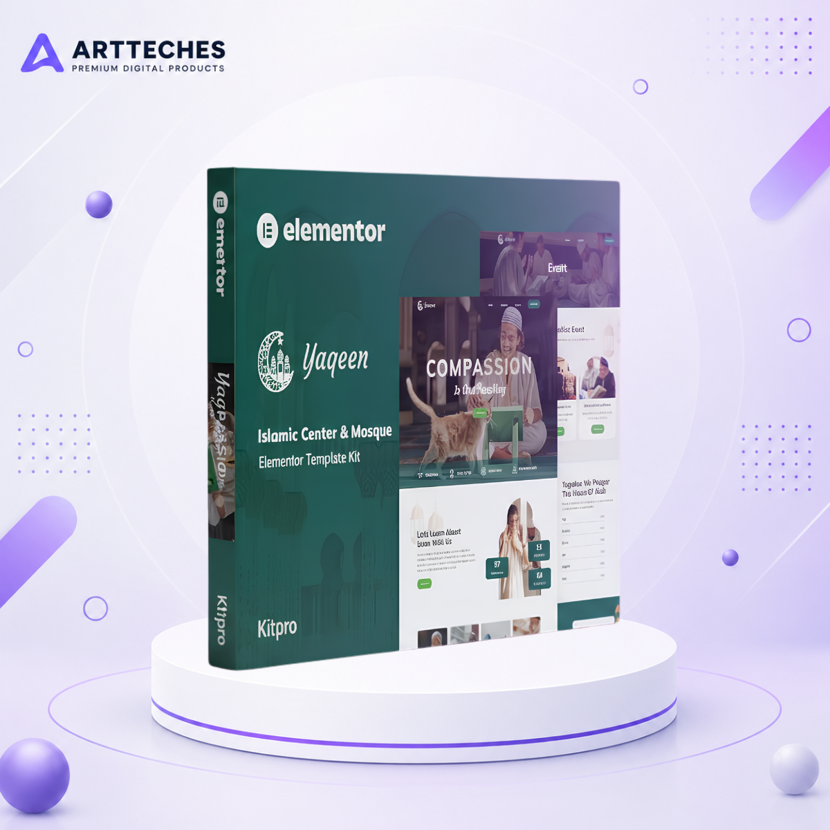 Yaqeen - Islamic Center and Mosque Elementor Template Kit