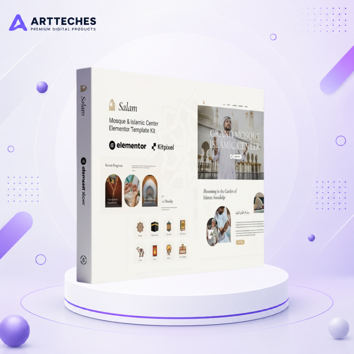 Salam - Mosque & Islamic Center Elementor Template Kit