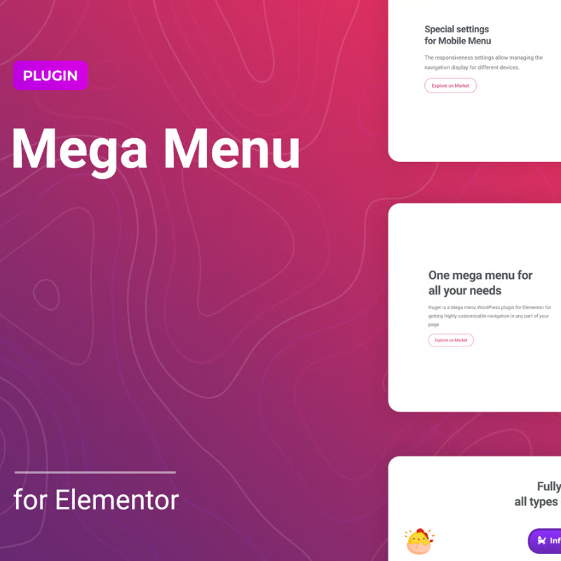 Mega Menu for Elementor - Drag & Drop WordPress Navigation Builder