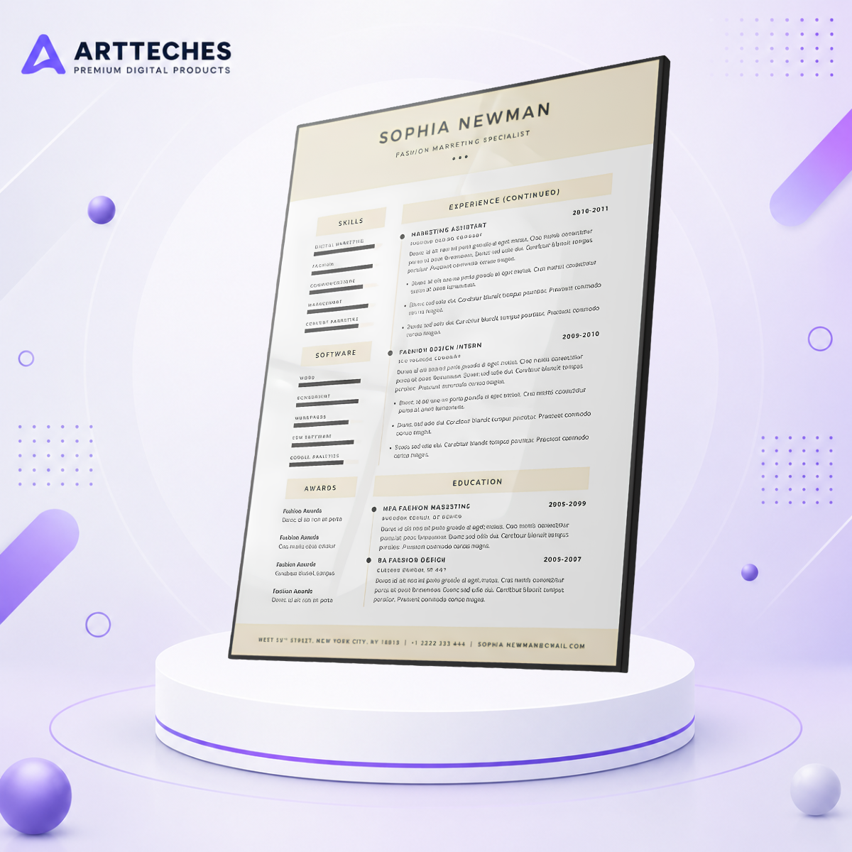 Creative & Professional Resume